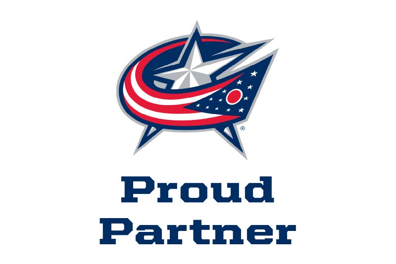 Columbus Blue Jackets Proud Partner Logo